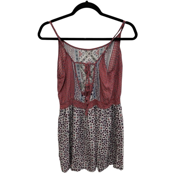 Aeropostale Bethany Mota boho mini dress with spaghetti straps and buttons XL - Picture 11 of 15